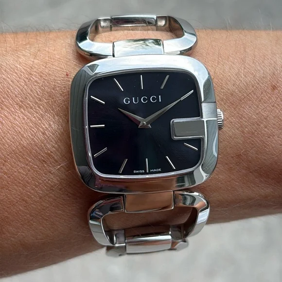 Gucci G-Gucci Watch G logo stainless steel quartz movement 125.4 SST 15034952 Gucci Steel G-Gucci 125.4 Watch ○ Labellov ○ Buy and Sell  main image 4